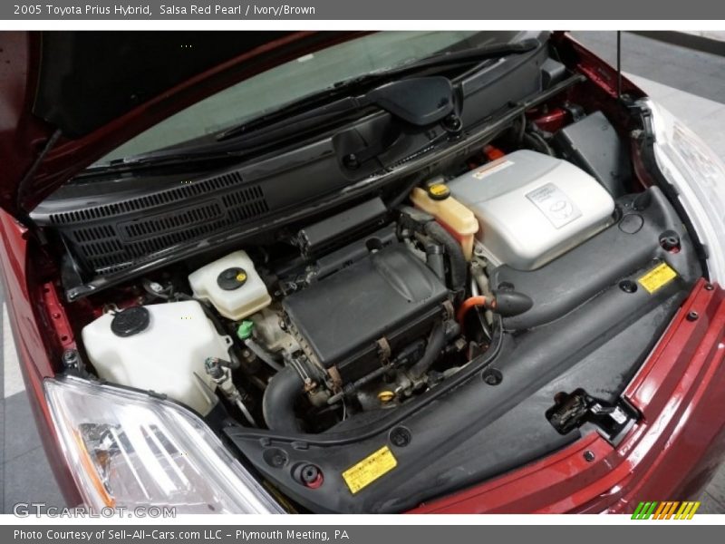 Salsa Red Pearl / Ivory/Brown 2005 Toyota Prius Hybrid