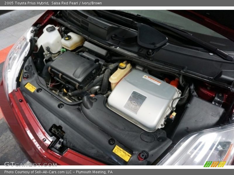 Salsa Red Pearl / Ivory/Brown 2005 Toyota Prius Hybrid