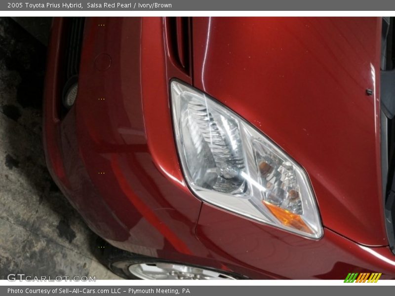 Salsa Red Pearl / Ivory/Brown 2005 Toyota Prius Hybrid