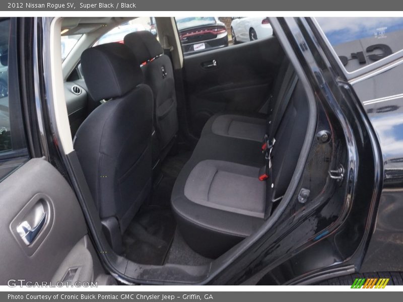 Super Black / Black 2012 Nissan Rogue SV