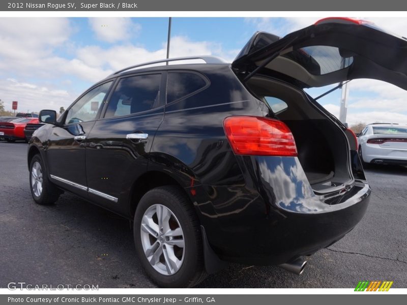 Super Black / Black 2012 Nissan Rogue SV