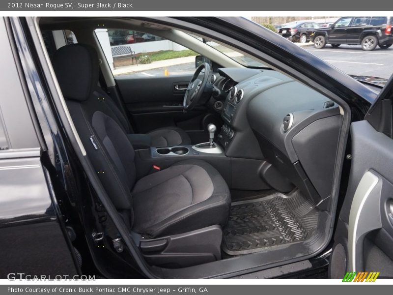 Super Black / Black 2012 Nissan Rogue SV