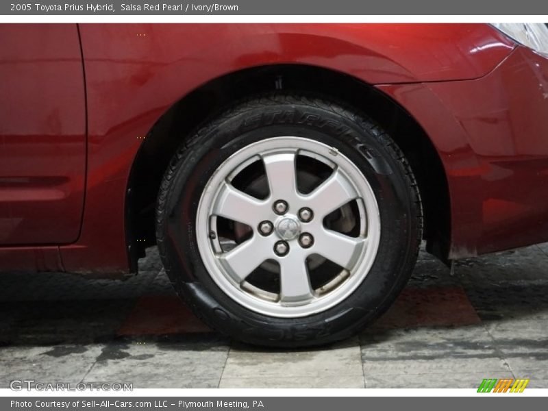 Salsa Red Pearl / Ivory/Brown 2005 Toyota Prius Hybrid