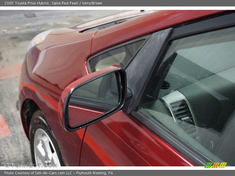 Salsa Red Pearl / Ivory/Brown 2005 Toyota Prius Hybrid