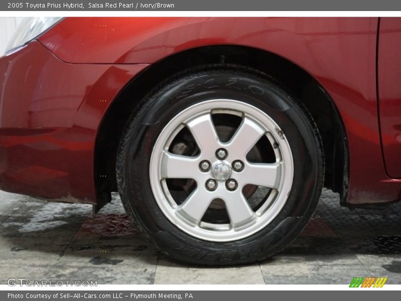 Salsa Red Pearl / Ivory/Brown 2005 Toyota Prius Hybrid