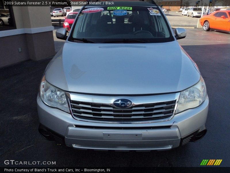 Steel Silver Metallic / Black 2009 Subaru Forester 2.5 X Premium