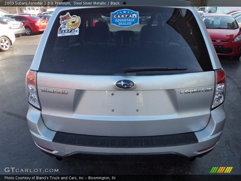 Steel Silver Metallic / Black 2009 Subaru Forester 2.5 X Premium