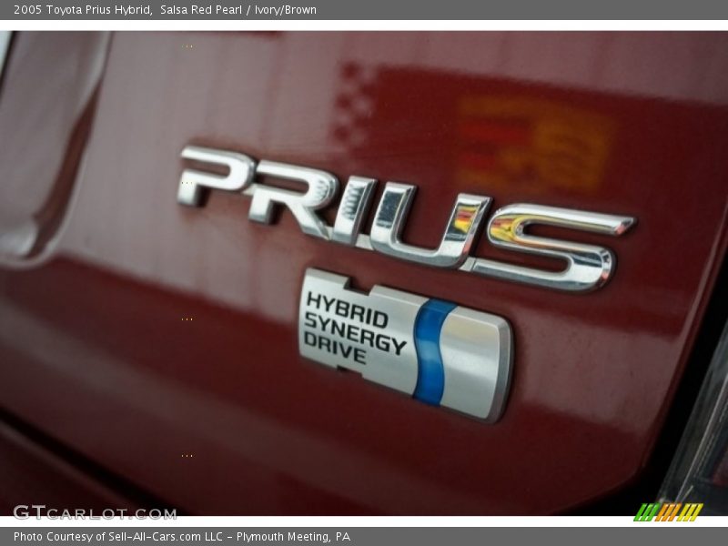 Salsa Red Pearl / Ivory/Brown 2005 Toyota Prius Hybrid