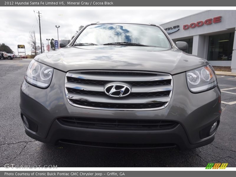 Mineral Gray / Cocoa Black 2012 Hyundai Santa Fe Limited V6