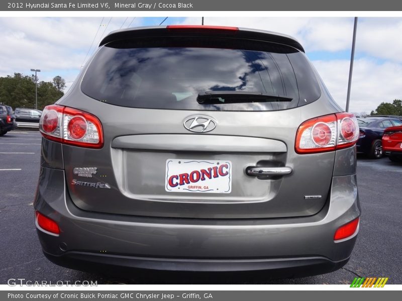Mineral Gray / Cocoa Black 2012 Hyundai Santa Fe Limited V6