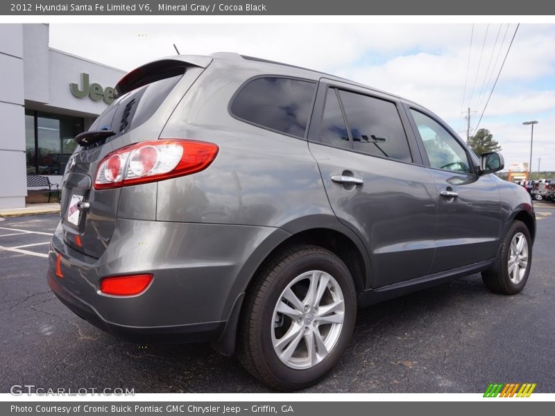Mineral Gray / Cocoa Black 2012 Hyundai Santa Fe Limited V6