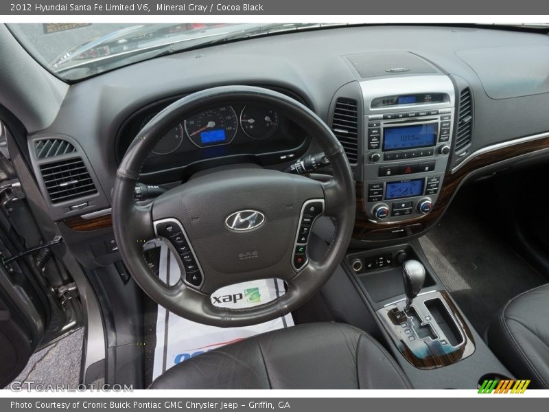Mineral Gray / Cocoa Black 2012 Hyundai Santa Fe Limited V6