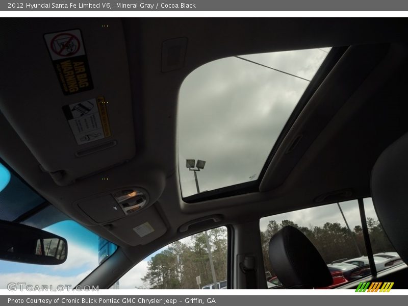 Mineral Gray / Cocoa Black 2012 Hyundai Santa Fe Limited V6