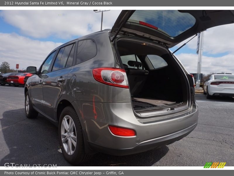 Mineral Gray / Cocoa Black 2012 Hyundai Santa Fe Limited V6