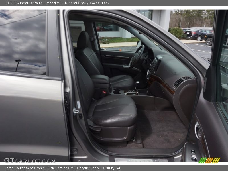 Mineral Gray / Cocoa Black 2012 Hyundai Santa Fe Limited V6