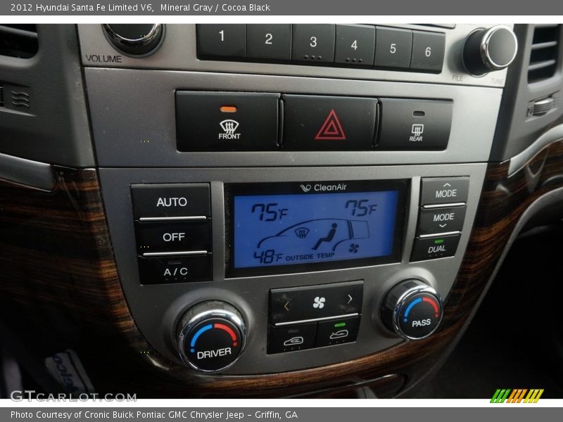 Mineral Gray / Cocoa Black 2012 Hyundai Santa Fe Limited V6