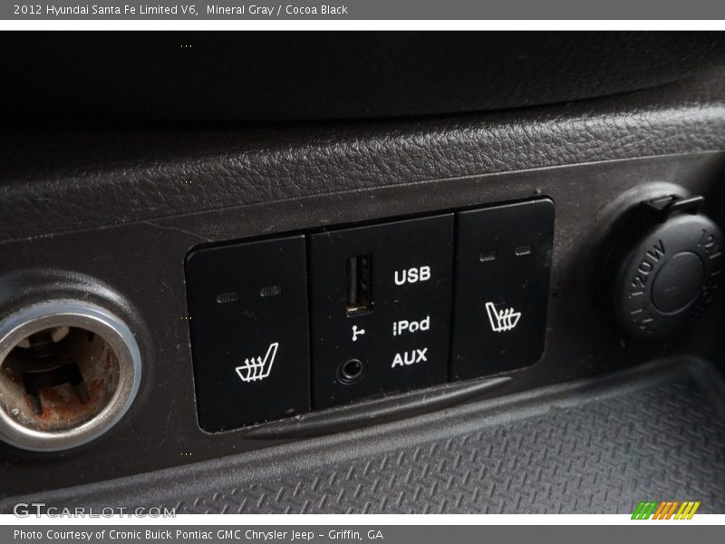 Mineral Gray / Cocoa Black 2012 Hyundai Santa Fe Limited V6