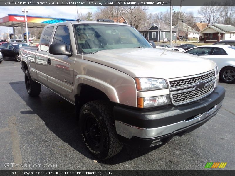 Silver Birch Metallic / Medium Gray 2005 Chevrolet Silverado 2500HD LS Extended Cab 4x4