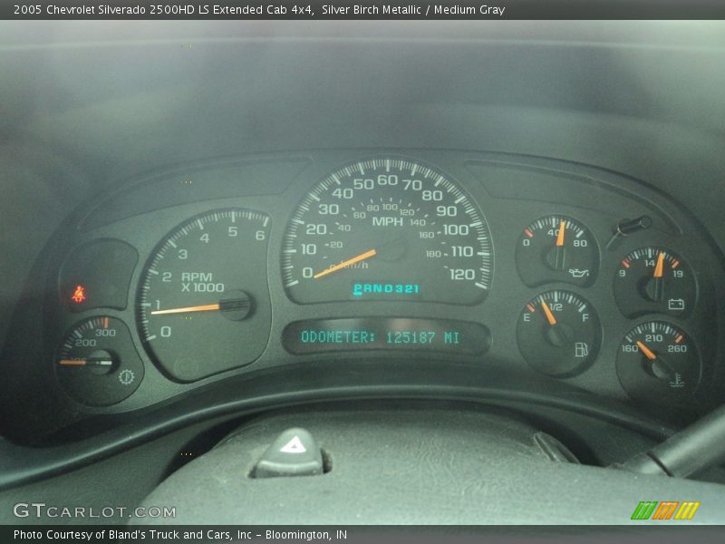 Silver Birch Metallic / Medium Gray 2005 Chevrolet Silverado 2500HD LS Extended Cab 4x4