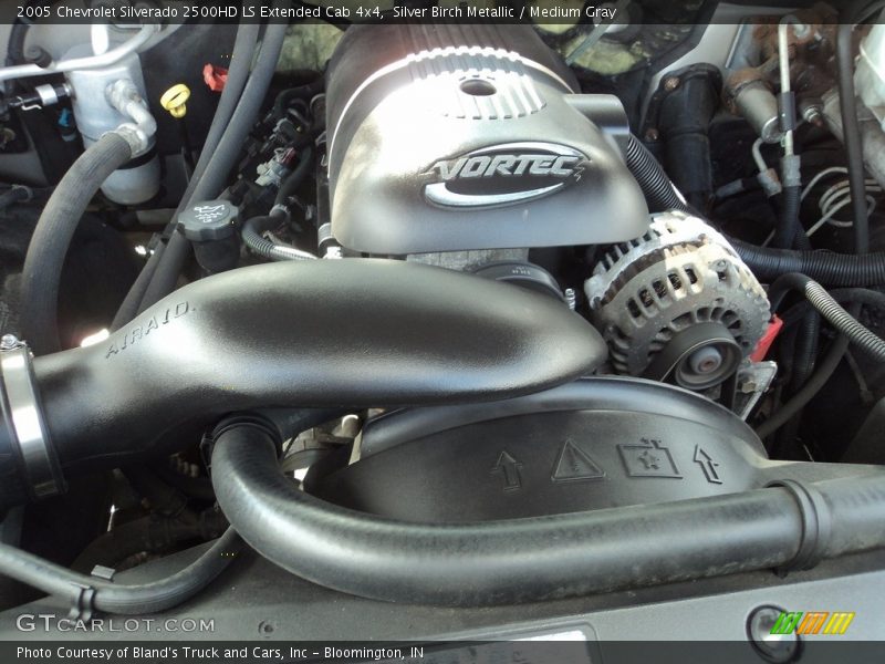 Silver Birch Metallic / Medium Gray 2005 Chevrolet Silverado 2500HD LS Extended Cab 4x4