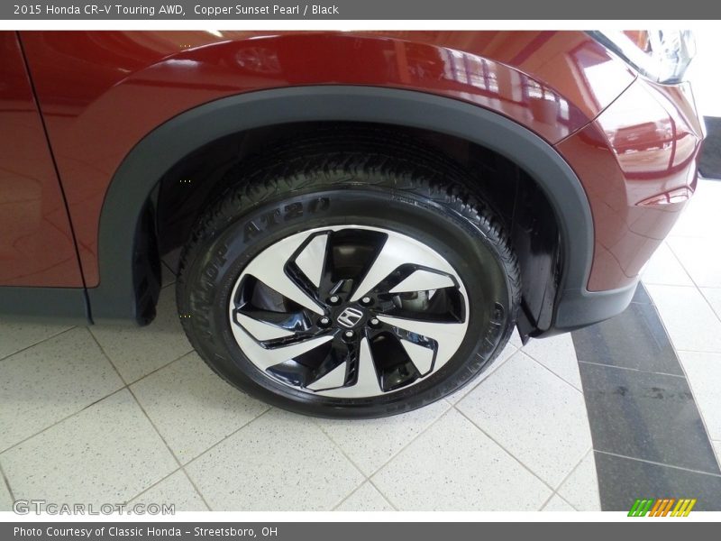 Copper Sunset Pearl / Black 2015 Honda CR-V Touring AWD