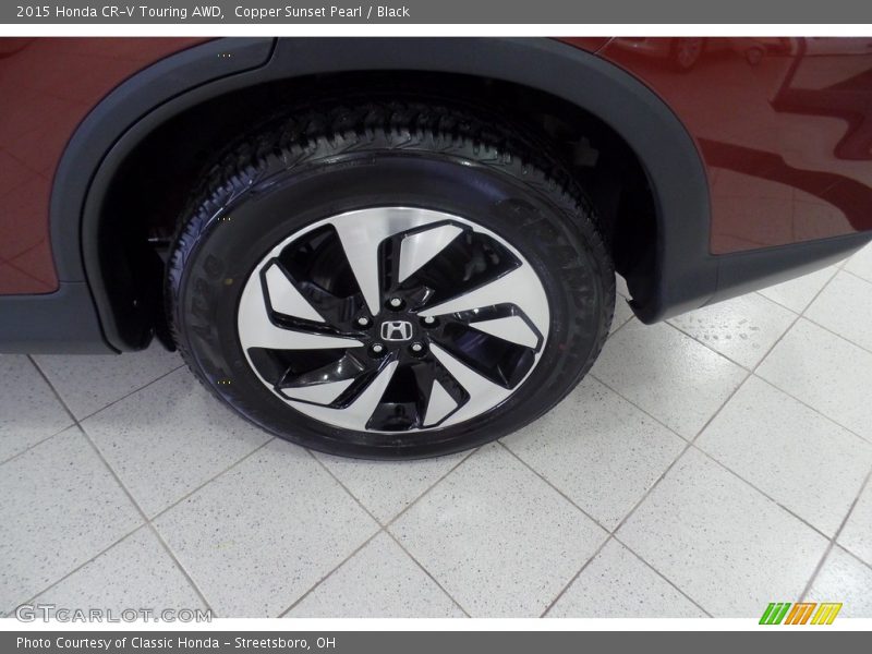 Copper Sunset Pearl / Black 2015 Honda CR-V Touring AWD