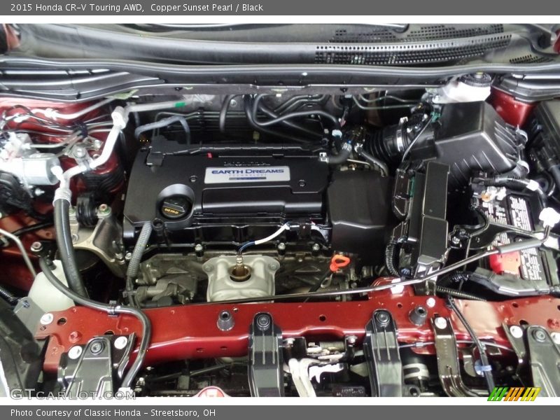 Copper Sunset Pearl / Black 2015 Honda CR-V Touring AWD