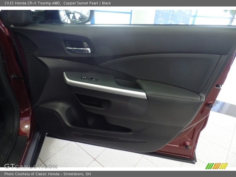 Copper Sunset Pearl / Black 2015 Honda CR-V Touring AWD