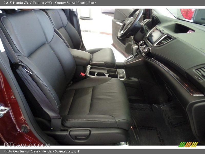 Copper Sunset Pearl / Black 2015 Honda CR-V Touring AWD