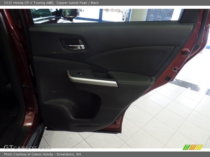 Copper Sunset Pearl / Black 2015 Honda CR-V Touring AWD