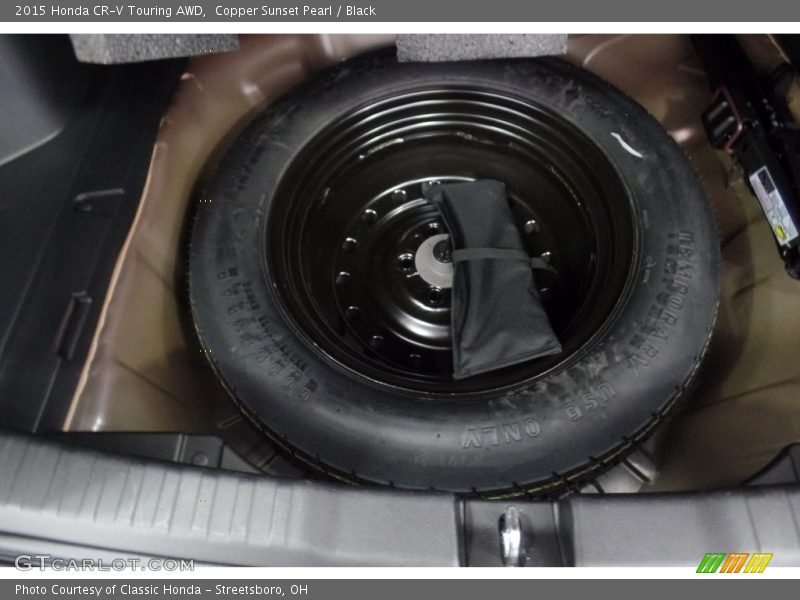 Copper Sunset Pearl / Black 2015 Honda CR-V Touring AWD