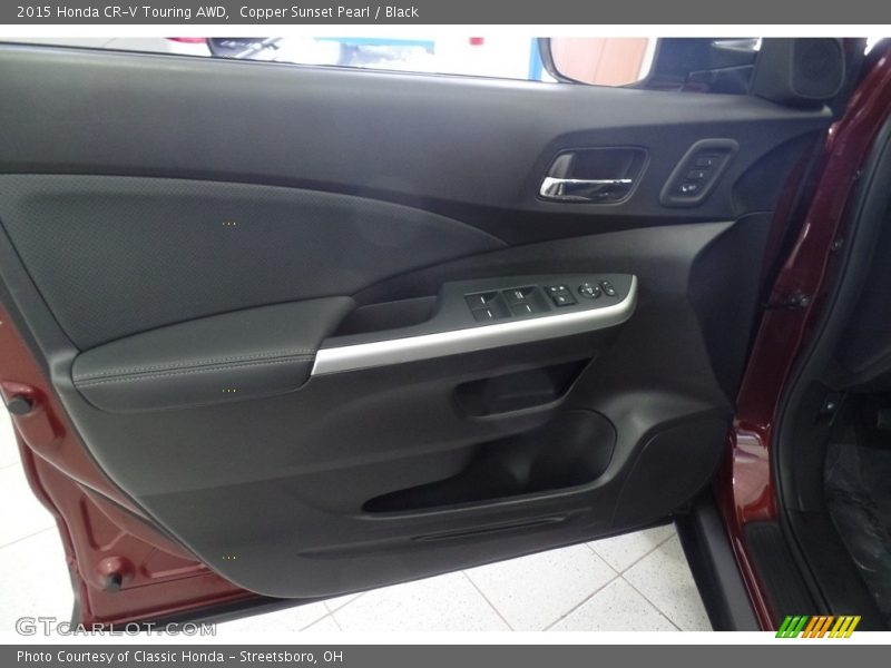 Copper Sunset Pearl / Black 2015 Honda CR-V Touring AWD