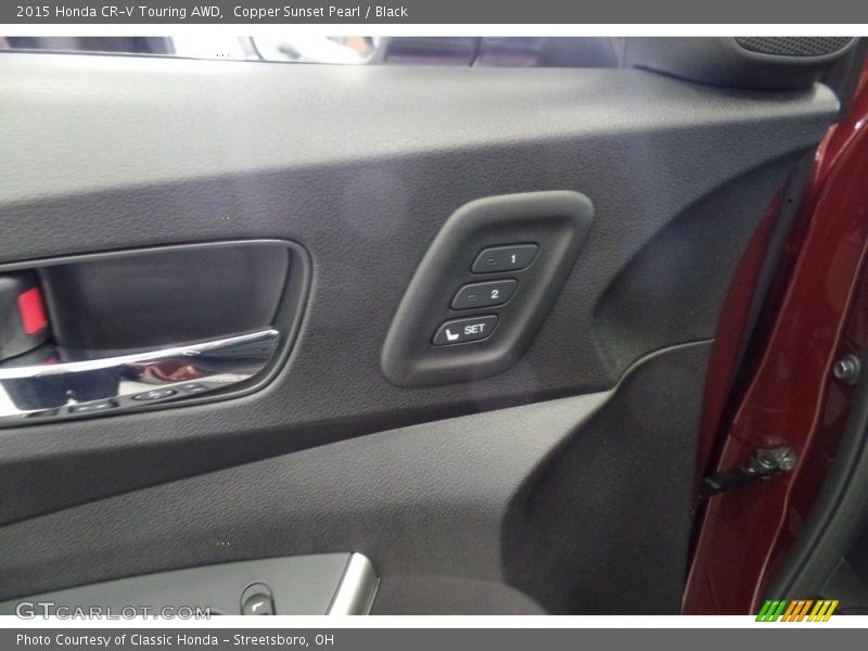 Copper Sunset Pearl / Black 2015 Honda CR-V Touring AWD