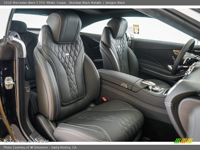  2016 S 550 4Matic Coupe designo Black Interior