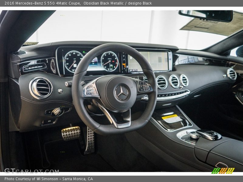 Dashboard of 2016 S 550 4Matic Coupe