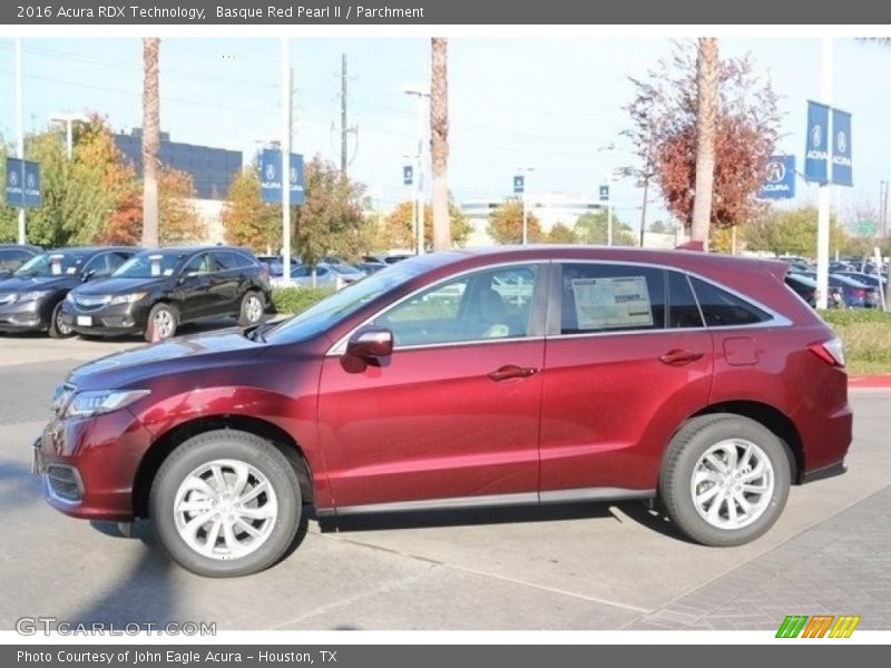 Basque Red Pearl II / Parchment 2016 Acura RDX Technology