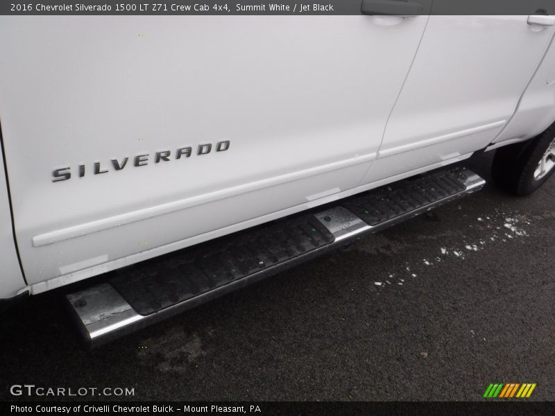 Summit White / Jet Black 2016 Chevrolet Silverado 1500 LT Z71 Crew Cab 4x4