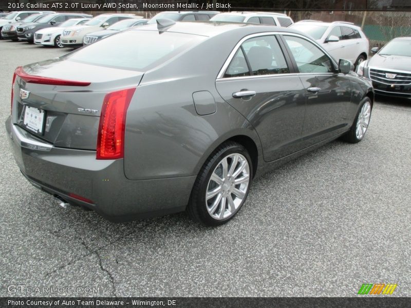 Moonstone Metallic / Jet Black 2016 Cadillac ATS 2.0T Luxury AWD Sedan