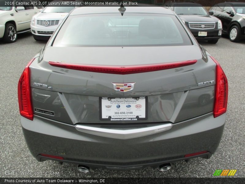 Moonstone Metallic / Jet Black 2016 Cadillac ATS 2.0T Luxury AWD Sedan