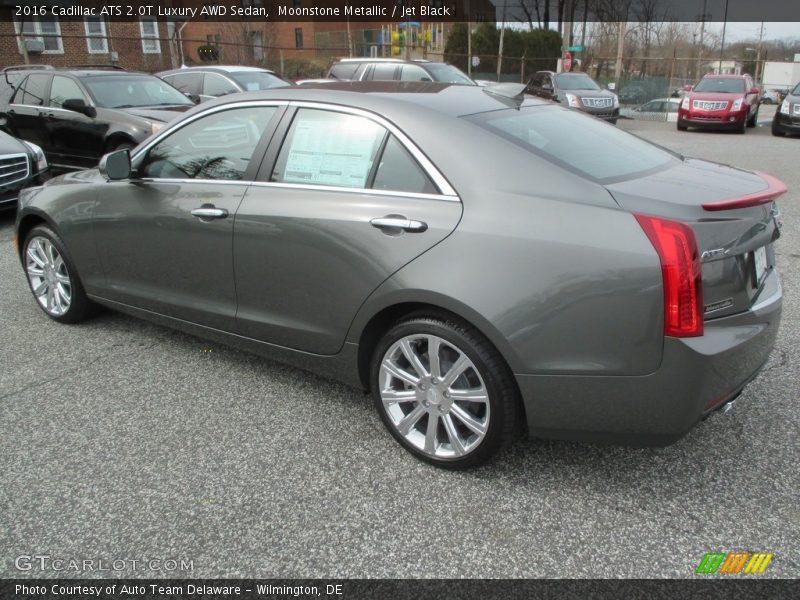 Moonstone Metallic / Jet Black 2016 Cadillac ATS 2.0T Luxury AWD Sedan