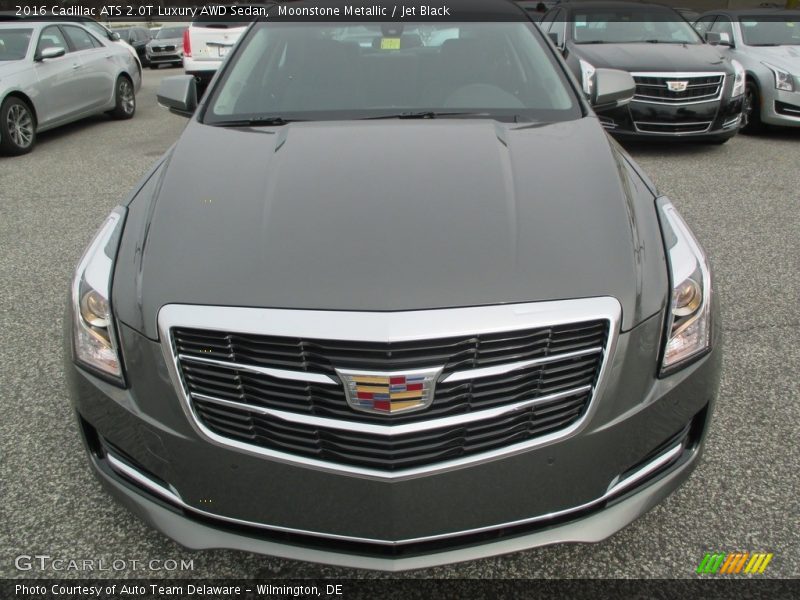 Moonstone Metallic / Jet Black 2016 Cadillac ATS 2.0T Luxury AWD Sedan