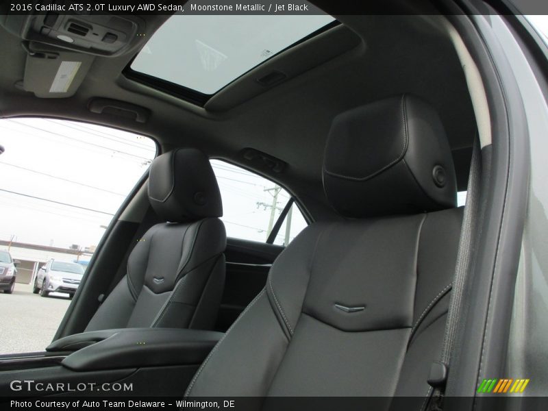 Moonstone Metallic / Jet Black 2016 Cadillac ATS 2.0T Luxury AWD Sedan