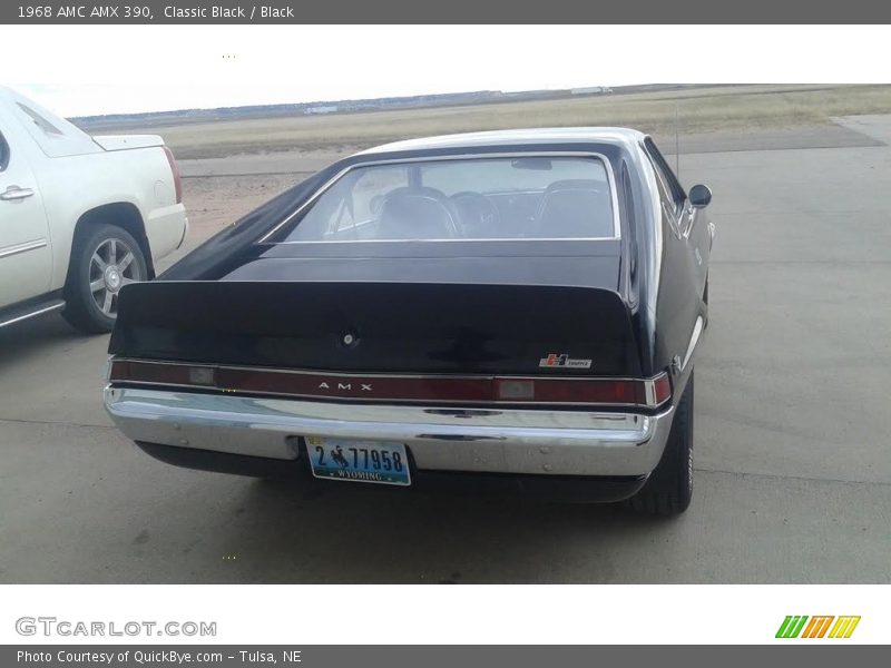 Classic Black / Black 1968 AMC AMX 390