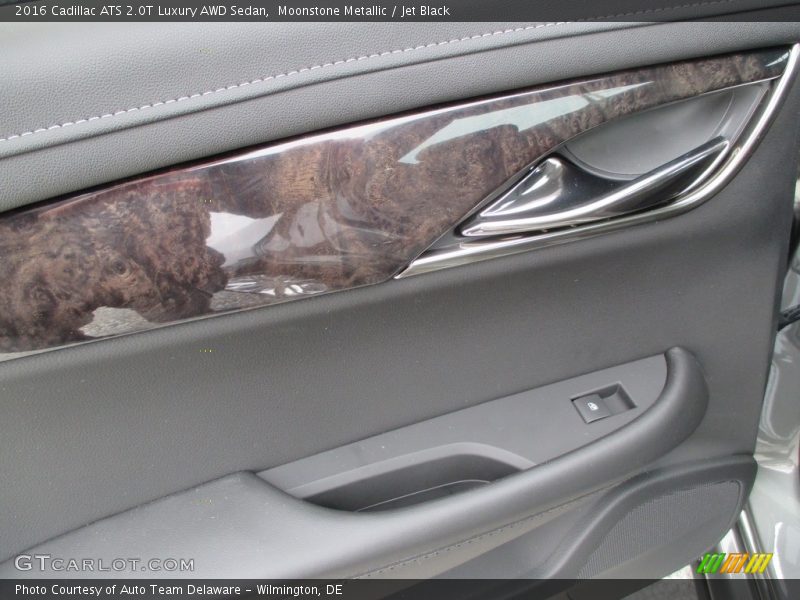 Moonstone Metallic / Jet Black 2016 Cadillac ATS 2.0T Luxury AWD Sedan