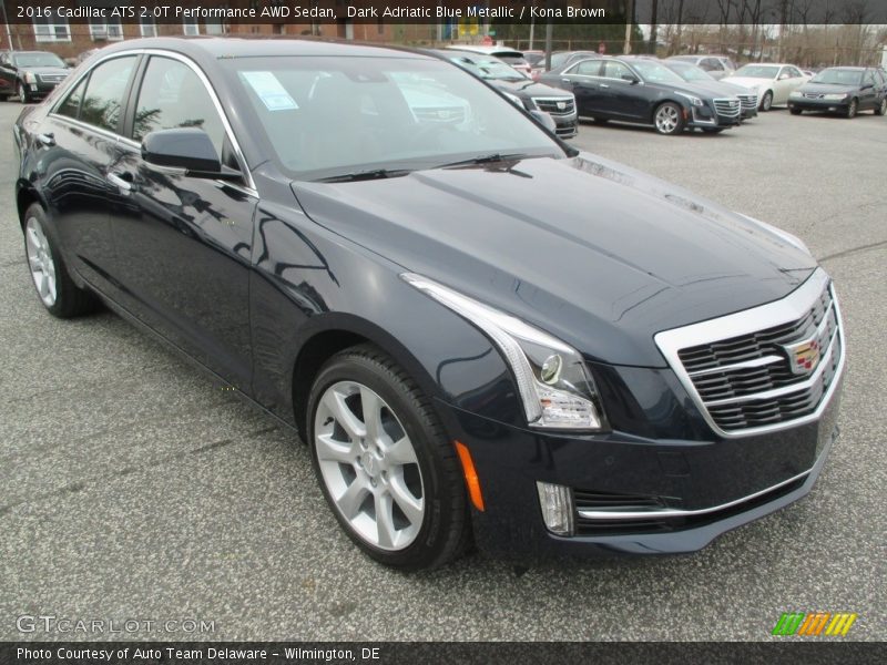 Front 3/4 View of 2016 ATS 2.0T Performance AWD Sedan