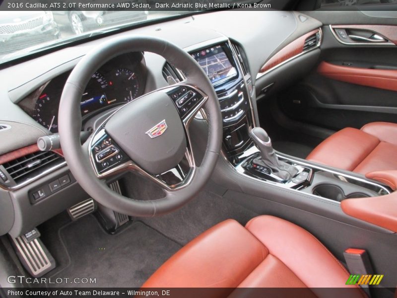 Kona Brown Interior - 2016 ATS 2.0T Performance AWD Sedan 