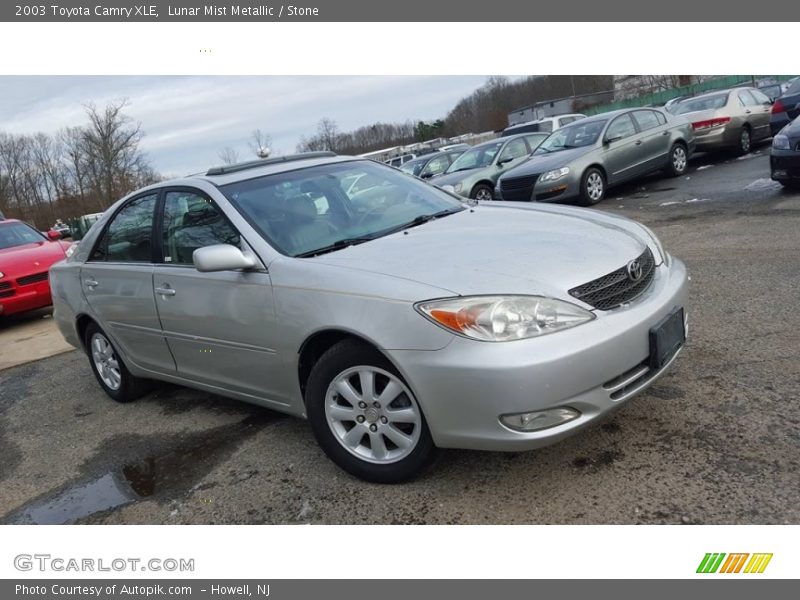 Lunar Mist Metallic / Stone 2003 Toyota Camry XLE