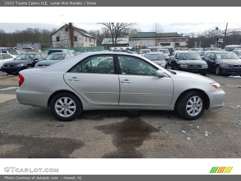 Lunar Mist Metallic / Stone 2003 Toyota Camry XLE