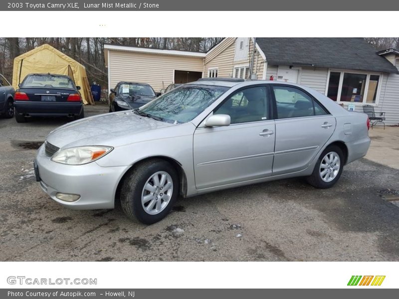 Lunar Mist Metallic / Stone 2003 Toyota Camry XLE