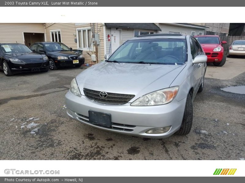 Lunar Mist Metallic / Stone 2003 Toyota Camry XLE